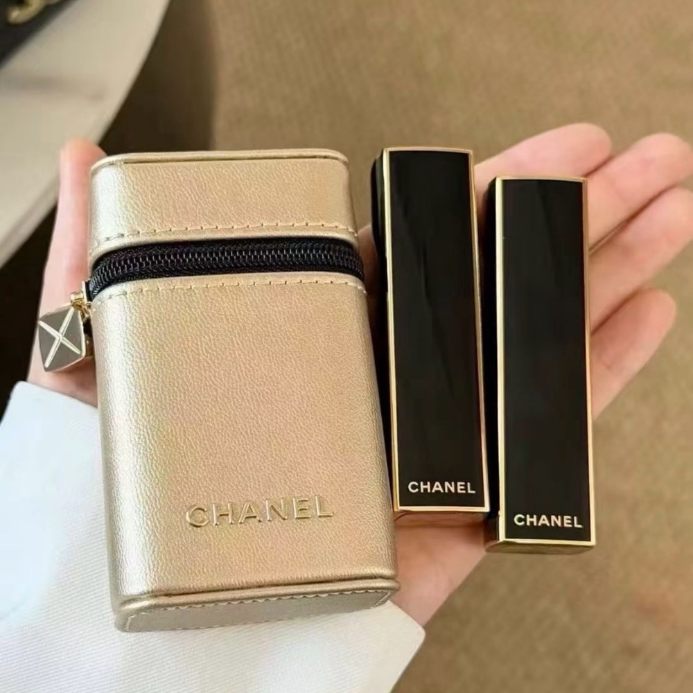 CHANEL Rouge Allure Velvet Limited Edition Lipstick Set 478 Rencontre 479 Crush - Picture 5 of 7